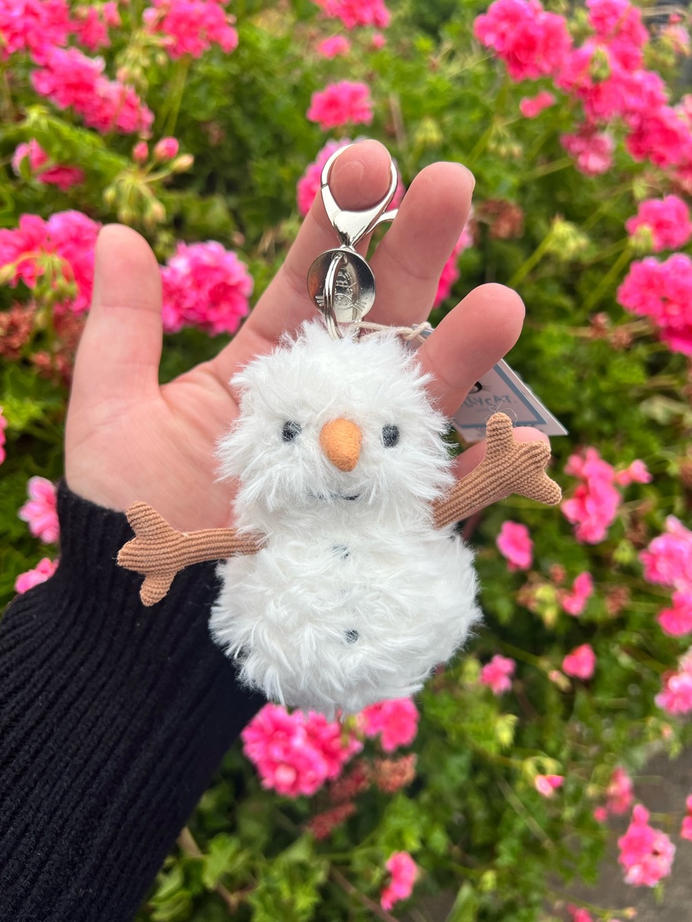 SNOWMAN PLUSH KEYCHAIN